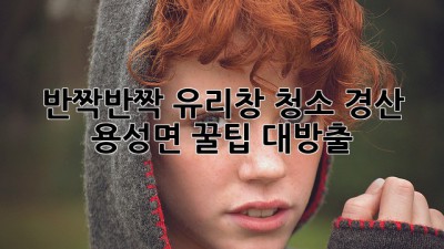 반짝반짝✨ 유리창 청소, 경산 용성면 꿀팁 대방출! 🏡