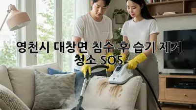 💦 영천시 대창면, 침수 후 습기 제거 청소 SOS! 🏡